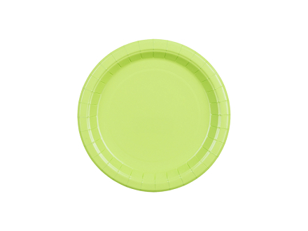 Paper Plates, light green, 18 cm