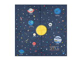 Napkins Space Party, 33x33cm (1 pkt / 20 pc.)