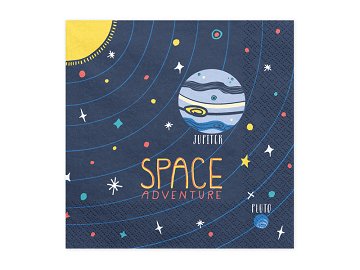 Napkins Space Party, 33x33cm (1 pkt / 20 pc.)