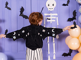 Paper decoration Bats, 19-29 cm, black (1 pkt / 6 pc.)