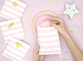 Treat bags Yummy, light pink, 13x14cm (1 pkt / 6 pc.)