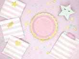 Treat bags Yummy, light pink, 13x14cm (1 pkt / 6 pc.)