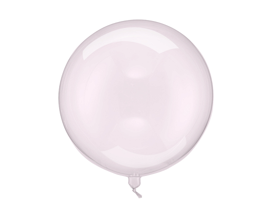 Balloon Sphere, 40cm, transparent pink