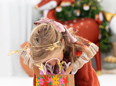 Gift bag Deer, mix, 20.5x30x10.5cm