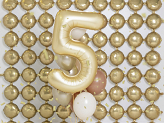 Foil Balloon Number '5', 86 cm, gold