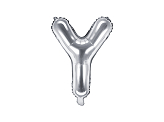 Foil Balloon Letter ''Y'', 35cm, silver