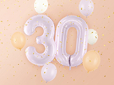 Foil Balloon Number ''3'', 72cm, purple