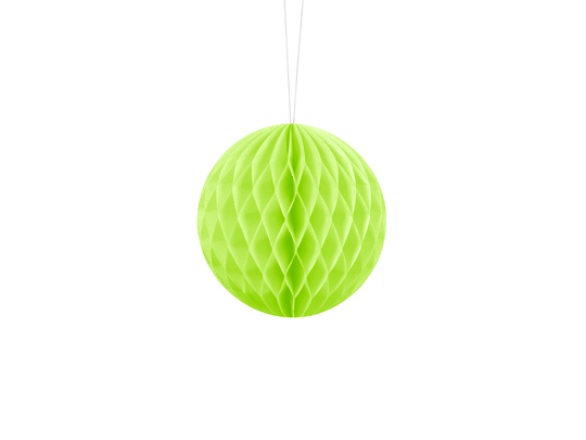 Honeycomb Ball, apple green, 10cm