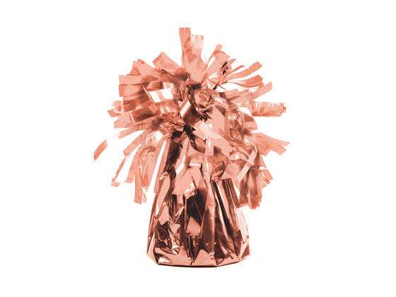 Foil balloon weight, rose gold (1 pkt / 4 pc.)