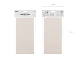 Tablecloth, 137x183 cm, beige