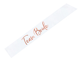 Sash Team bride, white, 75cm