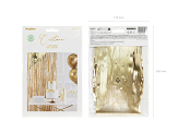 Party curtain, luxury gold, 100x200cm