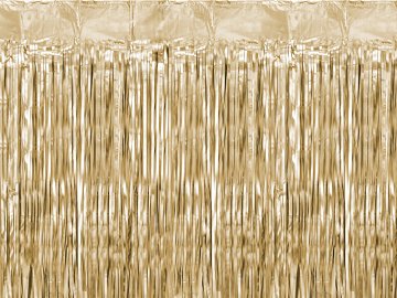 Party curtain, luxury gold, 100x200cm