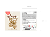 Glossy Balloons 46cm, gold (1 pkt / 5 pc.)