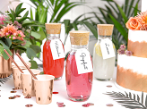 Paper cups, rose gold, 220ml (1 pkt / 6 pc.)