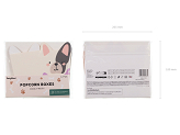 Popcorn boxes Dogs, 8.7x8.7 cm, mix (1 pkt / 6 pc.)