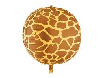 Foil balloon Giraffe Spots Ball, 75 cm, mix