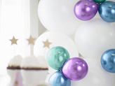 Glossy Balloons 12 cm, blue (1 pkt / 50 pc.)