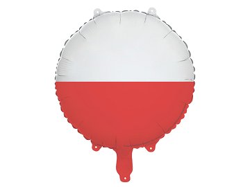 Foil balloon Polish Flag, 35 cm, mix