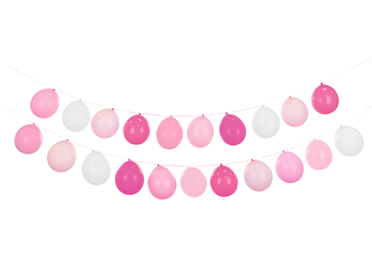 Balloon garland 3in1, pink