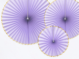 Decorative Rosettes Yummy, light lilac (1 pkt / 3 pc.)