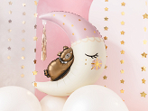 Foil balloon Teddy bear on the moon, 80x98 cm, mix