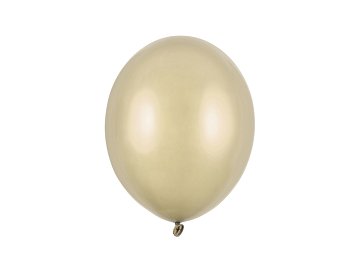 Strong Balloons 27 cm, Metallic Cold Gold (1 pkt / 10 pc.)