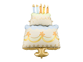 Foil Balloon Cake, 62x104 cm, mix