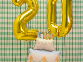 Foil Balloon Cake, 62x104 cm, mix