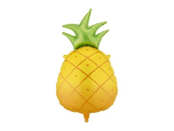 Foil balloon Pineapple, 38x68 cm, yellow
