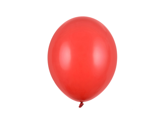 Strong Balloons 27cm, Pastel Poppy Red (1 pkt / 50 pc.)