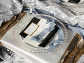 Fabric napkins, black, 35 x 35cm (1 pkt / 25 pc.)