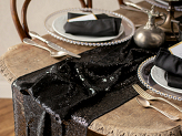 Fabric napkins, black, 35 x 35cm (1 pkt / 25 pc.)