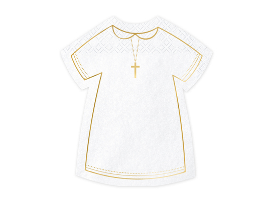 Napkins Communion Alb, 14x16cm (1 pkt / 20 pc.)