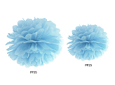 Tissue paper Pompom, light misty blue, 35cm