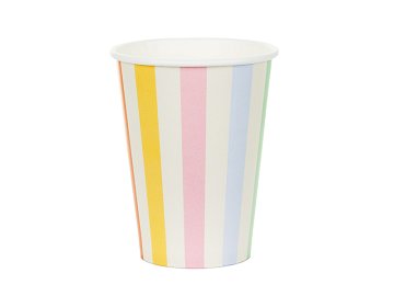 Cups Stripes, 400 ml, mix (1 pkt / 6 pc.)