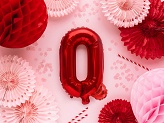 Foil Balloon Letter ''Q'', 35cm, red