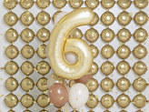 Foil Balloon Number '6', 86 cm, gold