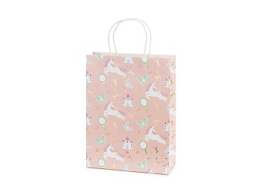 Gift bag Unicorns, 24 x 10 x 32 cm, mix