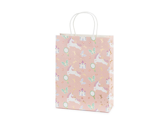 Gift bag Unicorns, 24 x 10 x 32 cm, mix