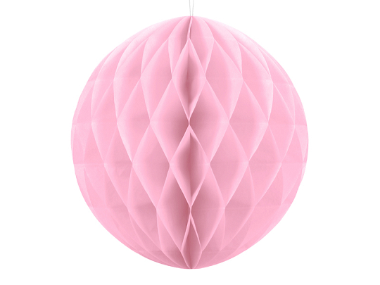 Honeycomb Ball, light pink, 30cm
