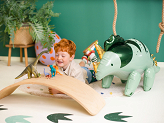 Foil balloon Triceratops, 101 x 60.5cm, green