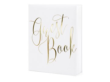 Guest Book, 20x24.5cm, white, 22 pages