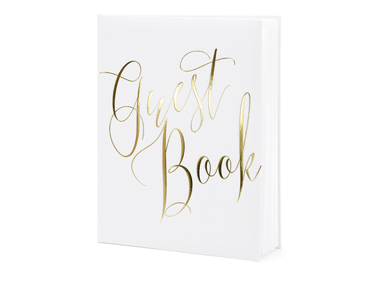 Guest Book, 20x24.5cm, white, 22 pages