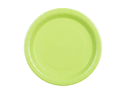 Paper Plates, light green, 23 cm
