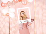 Slefie photo frame She said yes, rose gold, 50x59.5cm