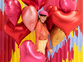 Foil balloon Heart, 75x64,5 cm, red