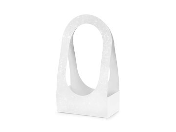 Flowerbox, 21.6 x 11.7 x 38.5 cm, white