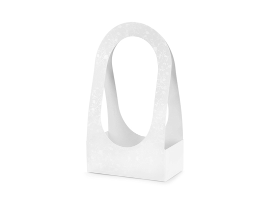 Flowerbox, 21.6 x 11.7 x 38.5 cm, white
