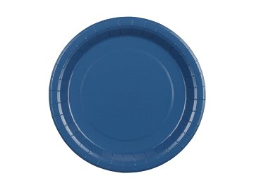 Paper Plates, dark blue, 23 cm (1 pkt / 6 pc.)